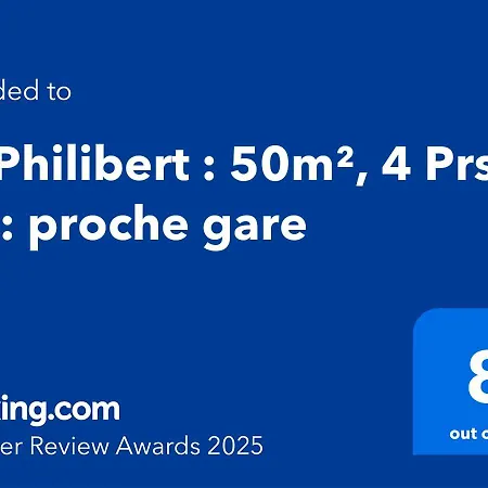 Le Philibert : 50m², 4 Prs, 2 Ch : Proche Gare Apartment Dijon