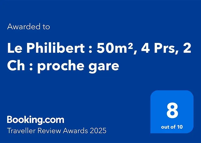 Le Philibert : 50m², 4 Prs, 2 Ch : Proche Gare Appartamento Digione
